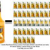 Tropical Rain-Forest Honey Lemon Juice Drink Concentrate thumbnail-1