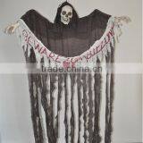 Hanging Light up Ghost Curtain With Halloween Banner for Home Decoration thumbnail-1