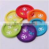 2016 Colorful Silicone Rubber Blank Cork Glass Coasters - Wine Coaster thumbnail-2