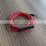 14Cores Copper Earphone Wire DIY Headphone Cable Wire With Mic And Volumn Control For 3.5mm Jack Smart Mp3 Headphones