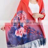 Custom Printed Luxury 16mm 110*110cm Tasse Lfreight Scarves for Women thumbnail-5