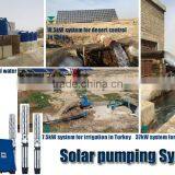 Deep Well Irrigation Solar Water Pumping System With Submersible Pump