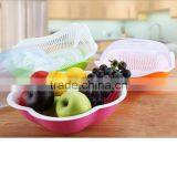 Fruit And Vegetable Drainer Basket With Lid , Plastic Drain Basket thumbnail-2