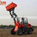 Qingdao Everun ER20 Front Loader Type Compact Wheel Loader With Wooden Forks thumbnail-4