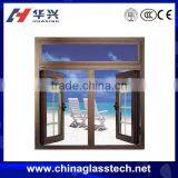 Modern Style Swing Open Residential Double Pane Aluminum Window