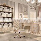 New Classical Solid Wooden French Office Desk And Bookcase thumbnail-1