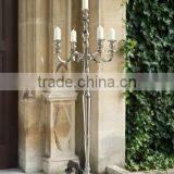 Floor Standing Candelabra / Wedding Decoration Event Candelabra , Tall Candelabra , Aluminium Floor Candelabra thumbnail-2