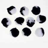 Black N White Acrylic Pompom Ball thumbnail-1