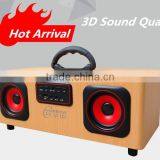 2017 Hot Cube Ratro Loudspeaker, High Fidelity 3D Sound Quality Dual Speaker Stereo Bluetooth Speaker With Microphone TF Card thumbnail-2