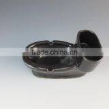 Stock Cheap Ceramic Craft Glazed Ashtray Toilet Shape thumbnail-3