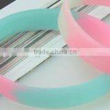 Debossed Ink Filled Silicone Rubber Bracelet thumbnail-2