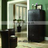 2016 Factory Direct Sale Home Furniture Europe Design Retro Vintage Style Living Room Wine Cabinet Covered by Top Grain Leather thumbnail-3