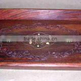 Designer Carved Wooden Serving Tray,Antique Wooden Serving Trays,Serving Trays