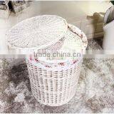 Hand Made Wicker Dirty Laundry Basket thumbnail-3