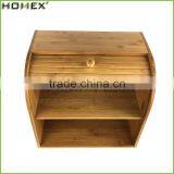 Bamboo Kitchen Vintage Bread Box Homex-BSCI thumbnail-1