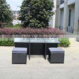 Popular PE Rattan Club Bar Set Outdoor Furniture thumbnail-3