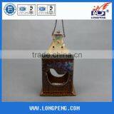 New Outdoor Hanging LED Ceramic Garden Lantern thumbnail-1