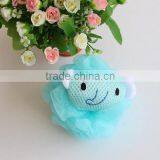 2017 Cheap Colorful Novelty Cartoon Baby Bath Sponge Shower Ball Wholesale Bath Sponge Shower Puff thumbnail-3