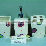 Simple Ceramic Bathroom Accessory Sets thumbnail-1