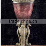 Hand-made Polyresin Flower Vase