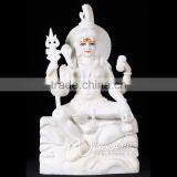 Regional Feature Antique Stone Crarving Marble Lord Shiva Statue for India thumbnail-2