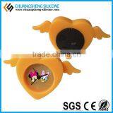 Wholesale Various Shape Candy Color Silicone Cover Electronic Clock