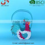 BSCI Audit Factory Nice Non-woven Fabric Chicken Shaped Basket, Felt Easter Basket thumbnail-2