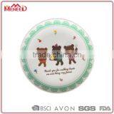 Food Grade Lovely Sweet Bears Print Size Optional Children Melamine Dinner Plates thumbnail-2