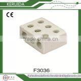Electric Ceramic/porcelain Wiring Connector/terminal Block 3 Way thumbnail-1