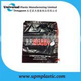 Eco-friendly Polyethylene Red PP Rope Folded Drawstring Duffle Plastic Bag thumbnail-1