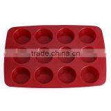 CBU28 FDA 12 Connected Fruit Shape Silicone Cake Mould/ Pie Pan thumbnail-4