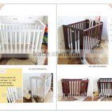 Round 8 in 1 Factory Price Convertible Cribs Adult Baby Crib thumbnail-3