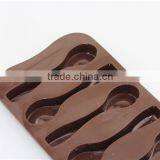 WCJB046 Silicone Spoon Shape Chocolate Cake Candy Mold Sugar Candy Baking Mold thumbnail-4