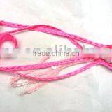 Synthetic Pink Color Wigs For Children thumbnail-1