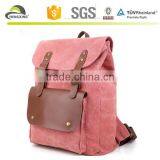 Canvas And Leather Backpack, Stock Backpack, Fashion Backpack thumbnail-3