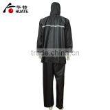 Personal Protective Euqipment Black Refelective Raincoat thumbnail-4