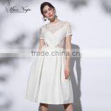 Maxnegio Supreme Clothes Wholesale Pleated Maxi Woven Midi Dress thumbnail-1