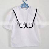 Design Clothing Manufacture in China Teen Girl Clothing Set With Navy Piping thumbnail-2