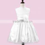 MGOO Stock Stain Baby Girl Dress Kids Flower Dress Children Birthday Party Dress 4 Different Colors China thumbnail-4