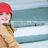 Hot Selling Kids Girls Baby Handmade Hat Crochet Knitting Beret Hats Caps Winter Hat For Baby thumbnail-2