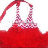 Toddler Babies Fluffy Red Chiffon Tulle Pettiskirts Backless Girls Tutu Dresses thumbnail-1