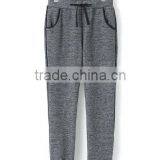 Ladies Sports Pants Wholesale Cheaper Customized Textured Knit CVC 80/20Cotton Sports Pants thumbnail-1