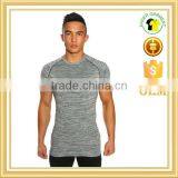 High Quality Heather Gray Fitness t Shirts for Men
