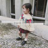 1-7 Years Wholesale 2017 New Fashion Winter Girls Woolen Knitted Embroidery Sweater Girls Cute Sweater thumbnail-6