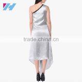 Summer New Fashion Apparel Clothes Sexy Women's Asymmetric Party Dress thumbnail-3