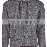 Next Level Apparel Unisex Denim Fleece Full-Zip Hoody - Made From 52% Cotton and 48% Polyester Heathered Fleece thumbnail-6