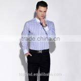 Classic Fashion 100% Cotton White Collar & Cuff Long Sleeve Shirt Dress Men thumbnail-4