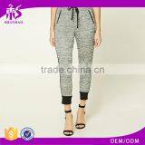 New Design High Quality Custom Spring Fashion Plain Dyed Narrow Bottom Pants thumbnail-1