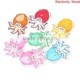 Wood Sewing Buttons Scrapbooking 2 Holes Octopus At Random thumbnail-3