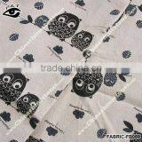 Night Owl Design 100% Linen Fabric Linen Fabric Wholesale Small Minimum Request thumbnail-2